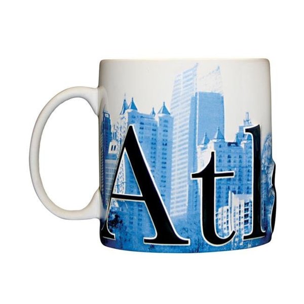 Americaware Americaware SMATL01 Atlanta 18 oz Duo Tone Blue Relief Mug SMATL01